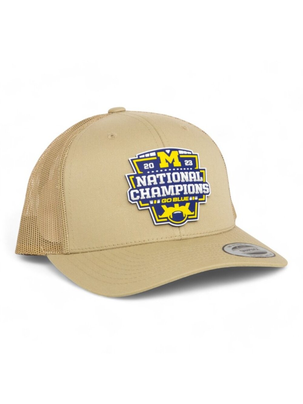 Michigan Wolverines 2023 College Football National Champions 3D YP Trucker Hat